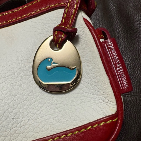 Dooney & Bourke early 2000 white pebble leather bag - Picture 4 of 7